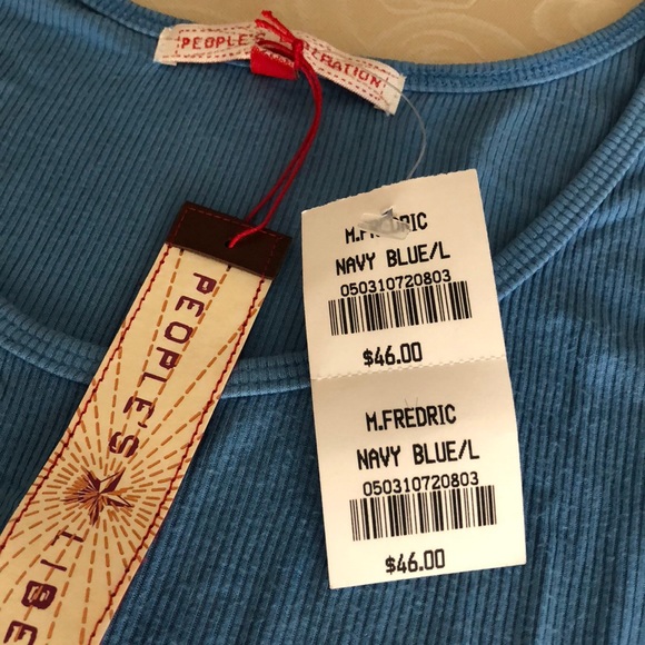 People’s Liberation Blue Tank Top - Picture 2 of 2